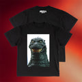 Godzilla Merch 2026 Godzilla Teeth Black T-Shirt Birthday Gift Ideas For Him - Merchluma