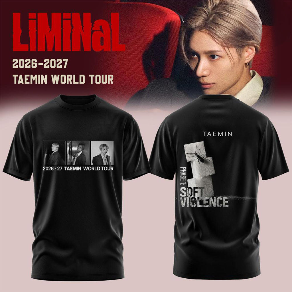 Taemin Merch LiMiNaL World Tour 2026-2027 Graphic T-Shirt Best Gifts For Music Fans - Merchluma