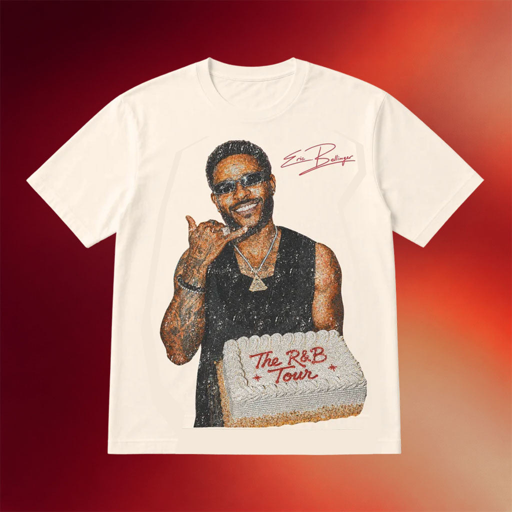 Eric Bellinger Merch 2026 The R&B Tour Portrait T-Shirt Music Related Gifts For Guys - Merchluma