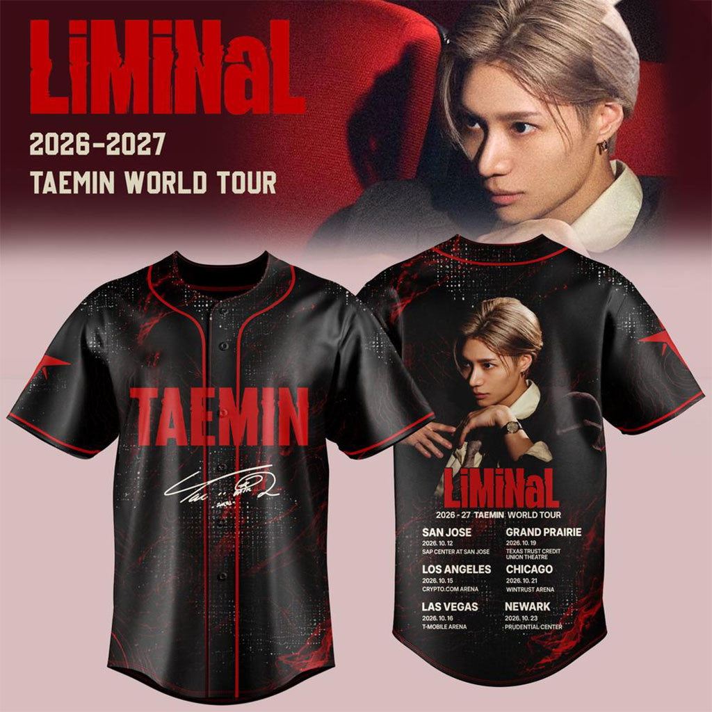 Taemin LiMiNaL World Tour 2026 2027 Baseball Jersey Taemin Merchandise Gift For Her - Merchluma