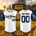 Custom San Diego Padres Sugar Skull Butterfly Baseball Jersey Padres Merch Gifts For Fans - Merchluma
