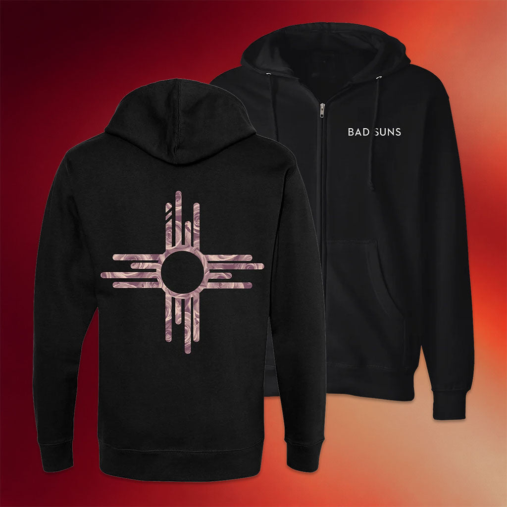 Bad Suns Merch 2026 L And P Logo Black Zip Hoodie Gifts For Rock Music Lovers - Merchluma