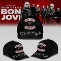 Bon Jovi Forever Tour Hat Black Bon Jovi Merch Birthday Present For Him - Merchluma