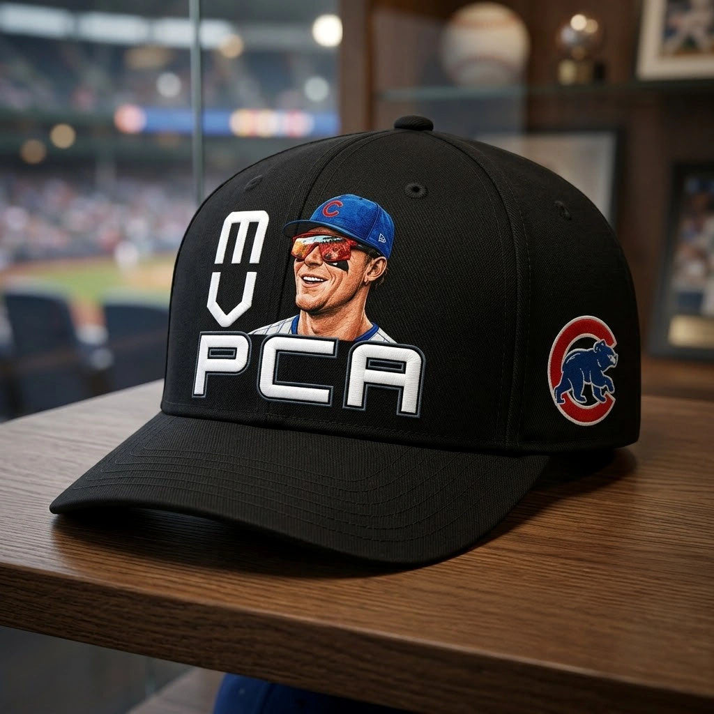 Pete Crow-Armstrong Chicago Cubs MVP Hat Cubs Merch Best Gifts For Baseball Fans - Merchluma