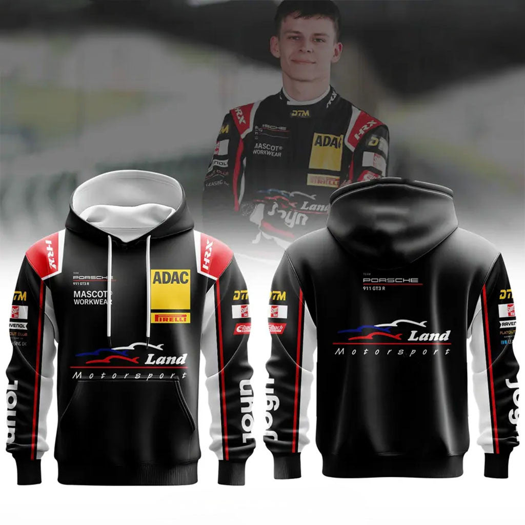 Bastian Buus Land Motorsport Hoodie 2026 Bastian Buus Merch Present For Racing Lovers - Merchluma
