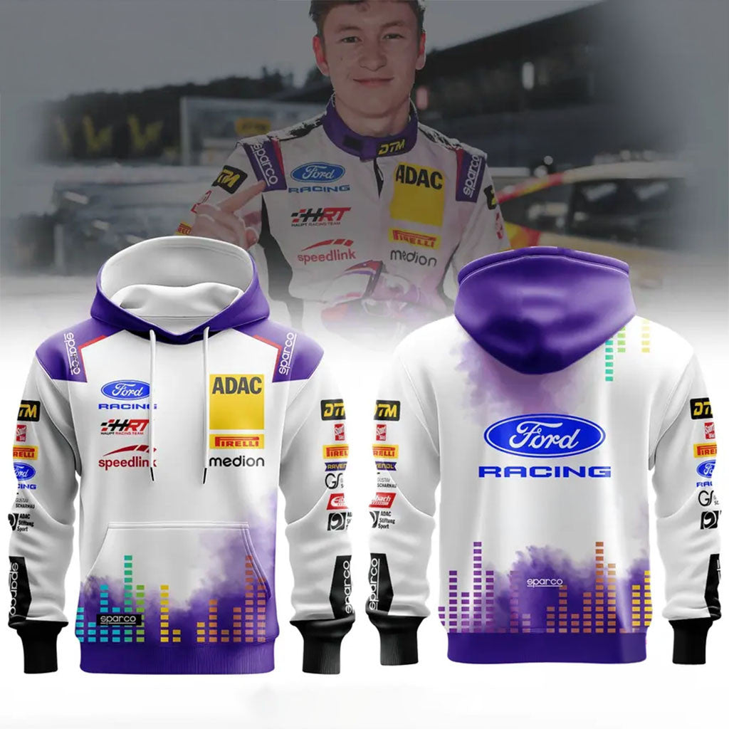 Finn Wiebelhaus HRT Ford Racing 2026 Hoodie Finn Wiebelhaus Merch Gift For Racing Lovers - Merchluma