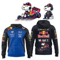 Red Bull Oracle F1 Racing X Snoopy Hoodie 2026 Red Bull Merch Gift For Boyfriend - Merchluma