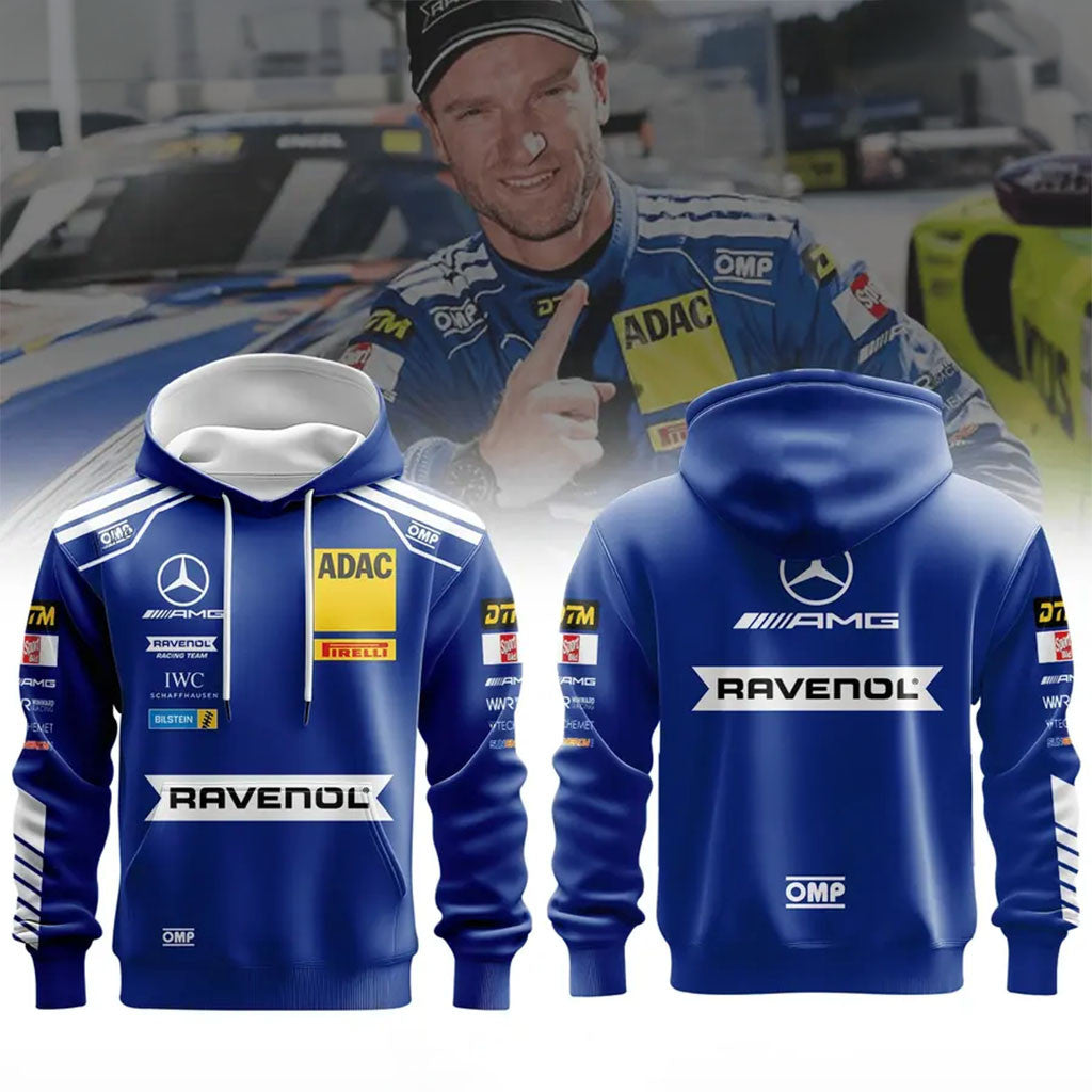 Maro Engel Mercedes AMG Team Ravenol 2026 Hoodie Maro Engel Merch Gift For Racing Fan - Merchluma