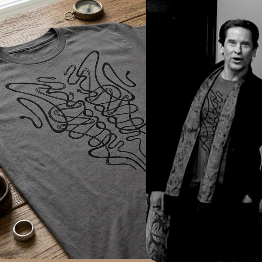 Matt Clark Roger Howarth John Varvatos Onate Snake Shirt On The Young And The Restless Merch - Merchluma