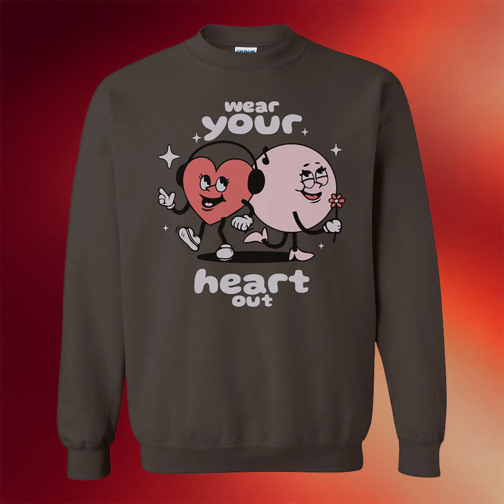Nightly Merch 2026 Wear Your Heart Out Sweatshirt Gift Ideas For Sisters - Merchluma