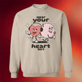 Nightly Merch 2026 Wear Your Heart Out Sweatshirt Music Lover Gifts For Her - Merchluma