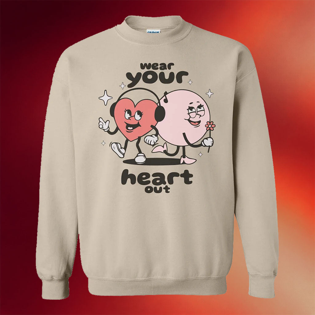 Nightly Merch 2026 Wear Your Heart Out Sweatshirt Music Lover Gifts For Her - Merchluma