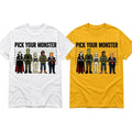 Pick Your Monster Donald Trump Halloween Mugshot Lineup Funny Political T-Shirt Humorous Gifts - Merchluma