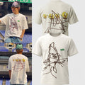J Hope BTS Cactus Jack X Spongebob Doodlebob Shirt BTS Merch Best Gift For Sisters - Merchluma