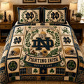 Oregon Ducks Mighty Oregon Quilt Bedding Set Duck Pride Comforter Sets Oregon Ducks Merch - Merchluma