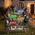 Personalized Come And Join Horror Night Halloween Yard Sign Garden Decor Horror Fan Gifts - Merchluma