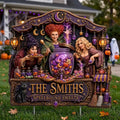 Personalized Hocus Pocus Spellbound Sweets Yard Sign Halloween Garden Decor Family Gifts - Merchluma