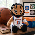 Jalen Brunson New York Knicks Plush Pillow #11 Jalen Brunson Merch Gift For Basketball Lovers - Merchluma
