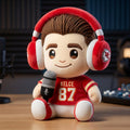 Travis Kelce Podcast Bro Premium Meme Chibi Plush Pillow #87 Travis Kelce Merch Fan Gifts - Merchluma
