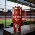 Arsenal FC Community Shield 2026 Champions Football Tumbler Arsenal FC Merch Fan Gifts - Merchluma