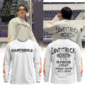 Jungkook BTS Rowith Lovestruck Flame White Long Sleeve Shirt BTS Merch 2026 Army Gifts - Merchluma