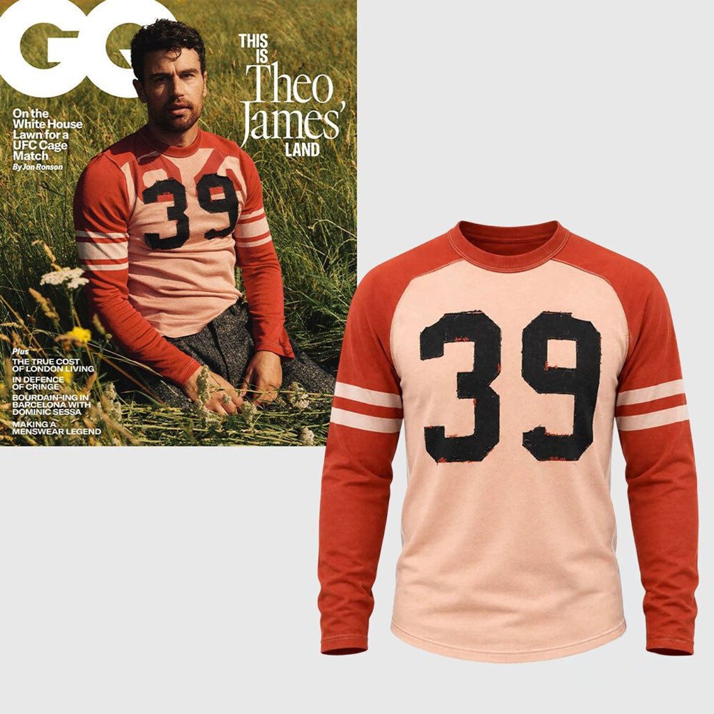 Theo James Number 39 Vintage Long Sleeve Shirt Theo James Merch Gift Ideas For Husband - Merchluma