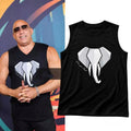 Vin Diesel Fast And Furious I Love You Dad Geometric Elephant Black Tank Top Gifts For Papa - Merchluma