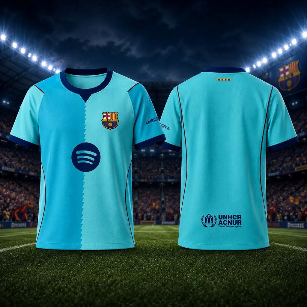 FC Barcelona 2026 2027 Third Kit Jersey FCB Merch Birthday Gift Ideas For Boyfriend - Merchluma
