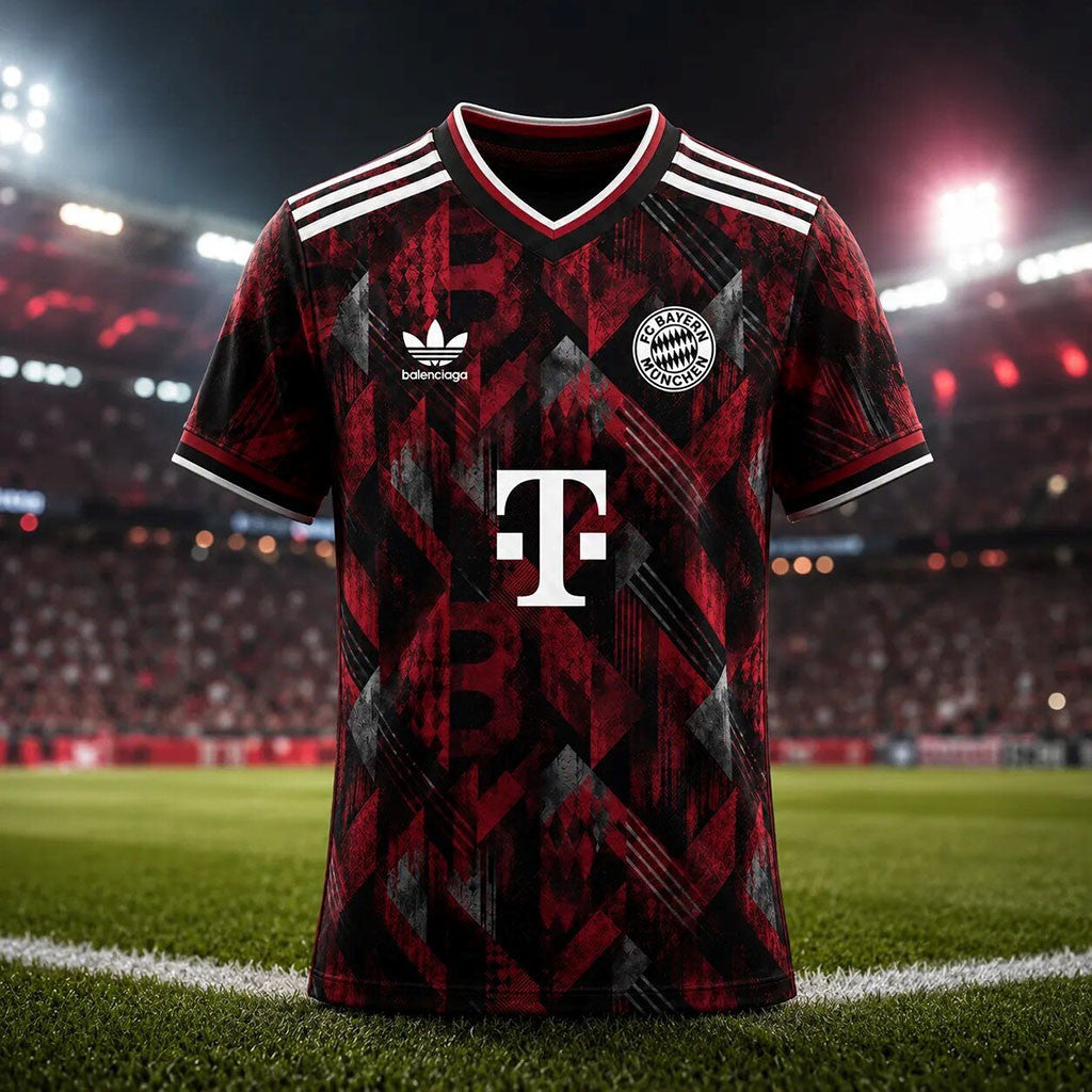 Bayern Munich Balenciaga Third Kit Jersey FC Bayern Munich Merch Present For Brothers - Merchluma
