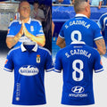 Santi Cazorla Real Oviedo 2026 27 Home Jersey #8 Santi Cazorla Merch Gift For Soccer Fans - Merchluma