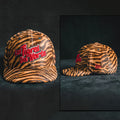 Los Tigres Del Norte Mexico Hat Tiger Stripe Faux Fur Baseball Cap Los Tigres Del Norte Merch - Merchluma