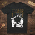 Aaron Rodgers Middle Finger With Signature T-Shirt Aaron Rodgers Merch Gifts For Football Fan - Merchluma