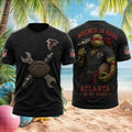 Atlanta Falcons Turtle Mechanic Wrench In Hand Football Shirt Falcons Merch Gifts For Son - Merchluma