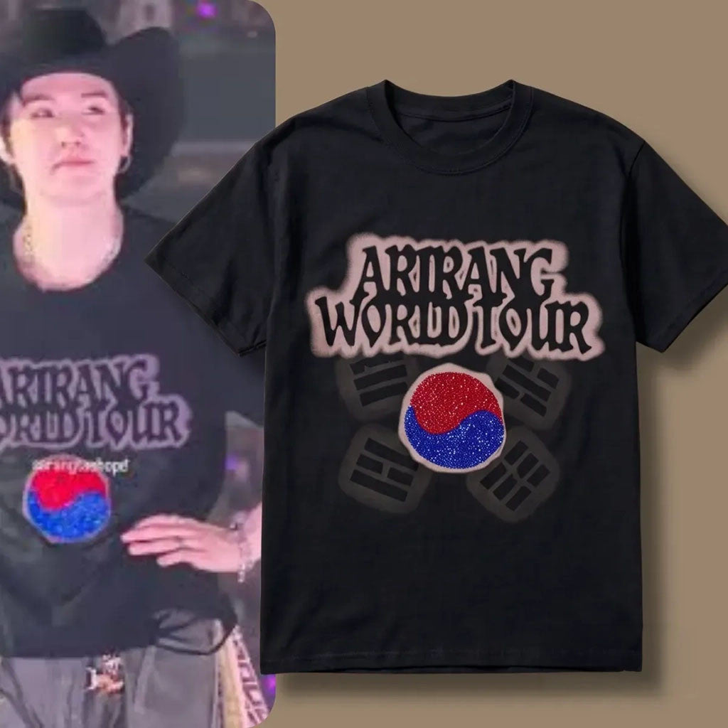 BTS Suga August 15Th National Liberation Day Of Korea Version Arirang World Tour 2026 Shirt - Merchluma