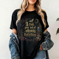 I Find Your Lack Of Whimsy Disturbing Mushroom Crow Owl T-Shirt Halloween Gifts For Her - Merchluma