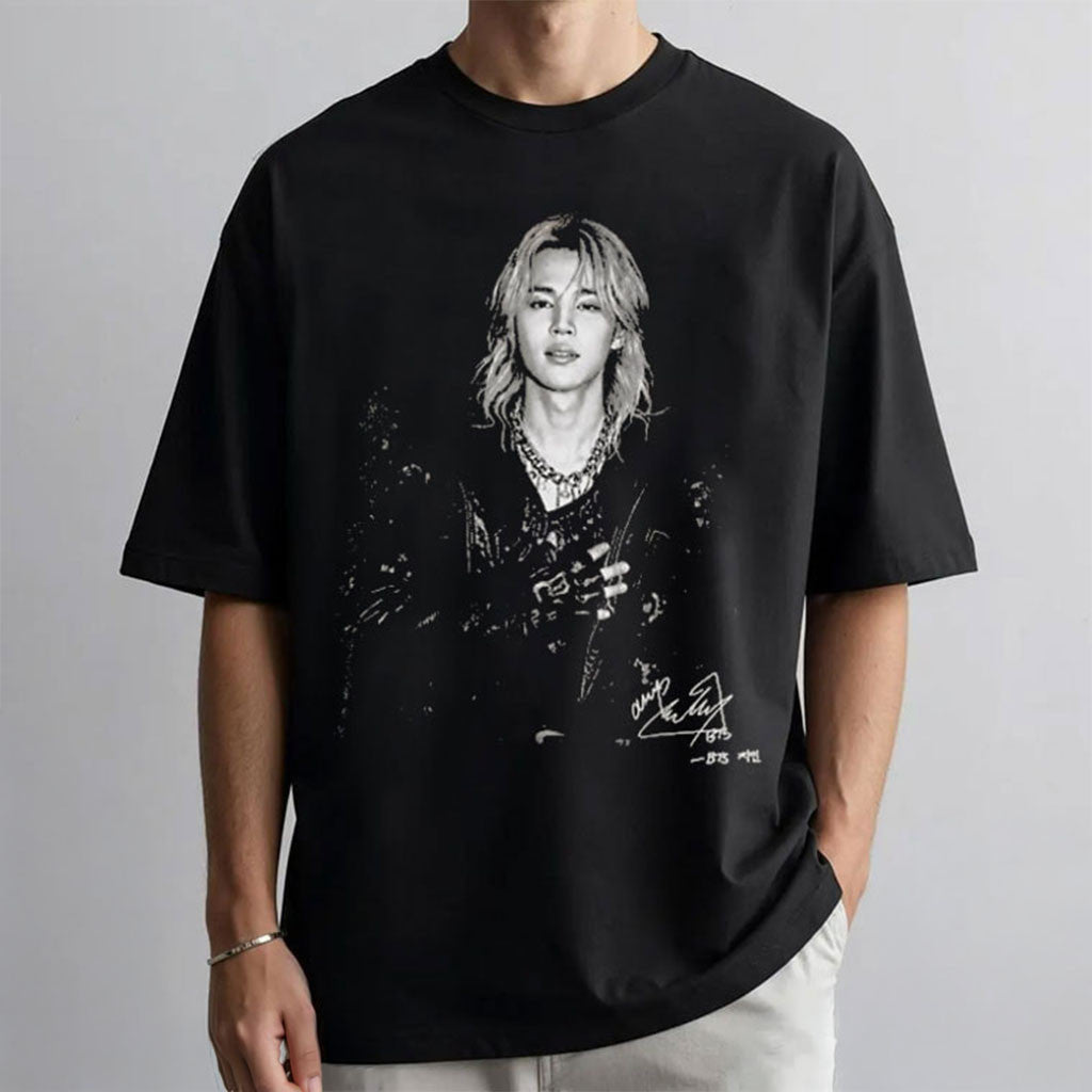Jimin BTS Korean Idol Kpop World Tour T-Shirt BTS Merch Gifts For Kpop Fans - Merchluma