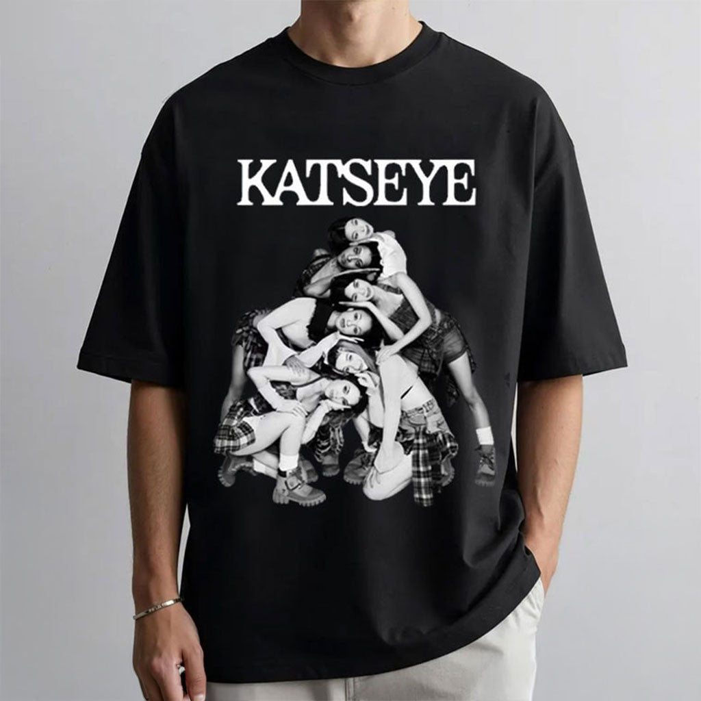 Katseye K-Pop Concert Music T-Shirt KATSEYE Merch Gifts For Music Fans - Merchluma