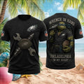 Philadelphia Eagles Ninja Turtle Mechanic Wrench In Hand Football Shirt Eagles Merch Son Gifts - Merchluma