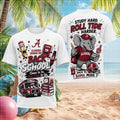 Alabama Crimson Tide Big Al Elephant Back To School Mode Shirt Crimson Tide Merch Fans Gifts - Merchluma