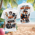 Auburn Tigers Aubie Mascot Back To School Mode Shirt Tigers Merch Gifts For Football Fan - Merchluma
