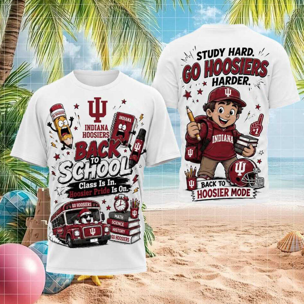 Indiana Hoosiers Student Mascot Back To School Mode Shirt Hoosiers Merch Gifts For Fan - Merchluma