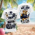Penn State Nittany Lions Mascot Back To School Mode Shirt Lions Merch Presents For Dad - Merchluma