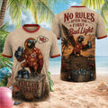 Kansas City Chiefs Tailgate Pirate Parrot Beer Drinking Shirt Chiefs Merch Gifts For Fans - Merchluma