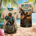 Miami Dolphins Tailgate Pirate Parrot Beer Drinking Shirt Dolphins Merch Gifts For Husband - Merchluma