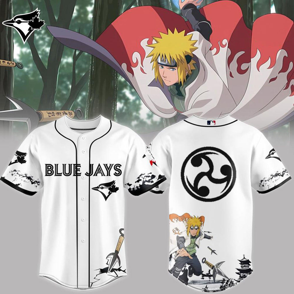 Toronto Blue Jays X Minato Namikaze 2026 New Baseball Jersey Blue Jays Merch Gift For Fans - Merchluma