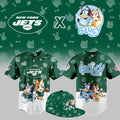 New York Jets X Bluey Night Edition Jersey NY Jets Merch Present For Football Lovers - Merchluma