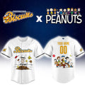Personalized Montgomery Biscuits X Peanuts Night Baseball Jersey Biscuits Merch Gift For Fans - Merchluma