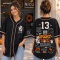 Personalized NICU Nurse Spooky Halloween Baseball Jersey Halloween Gift For Nurse - Merchluma
