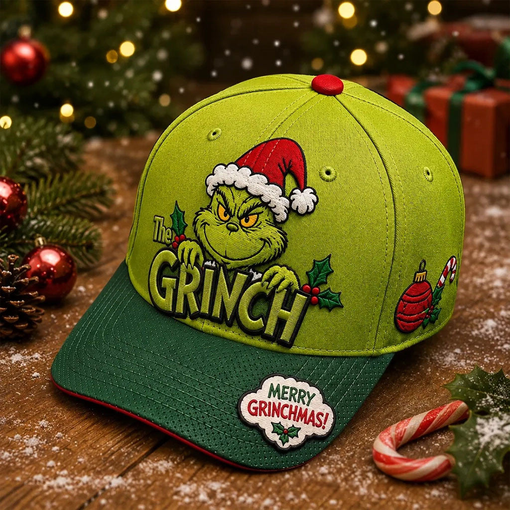 The Grinch Merry Grinchmas 2026 Hat Holiday Cap Christmas Gift Ideas For Friends - Merchluma