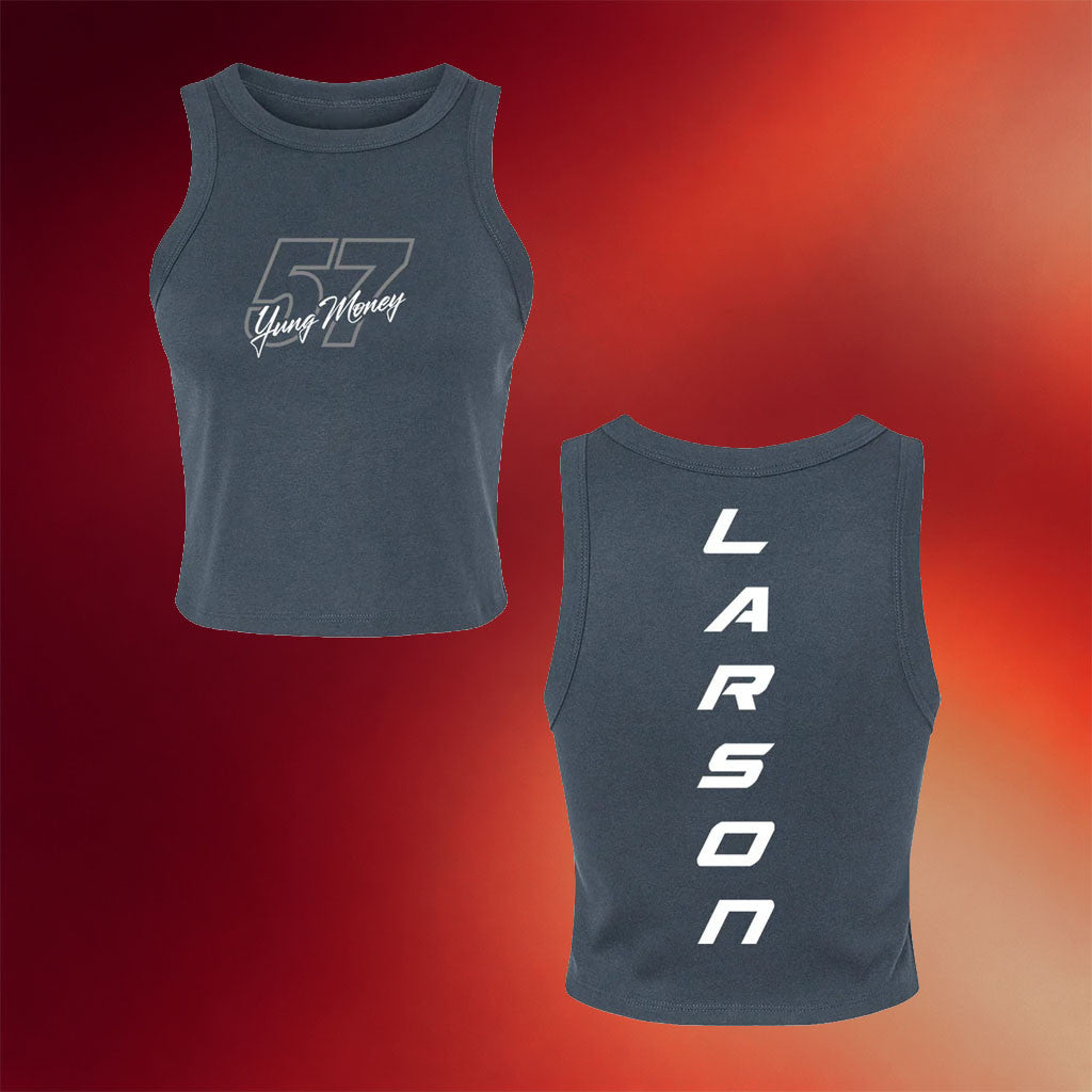 Kyle Larson Merch 2026 57 Larson Tank Top Navy Gifts For Racing Lovers - Merchluma